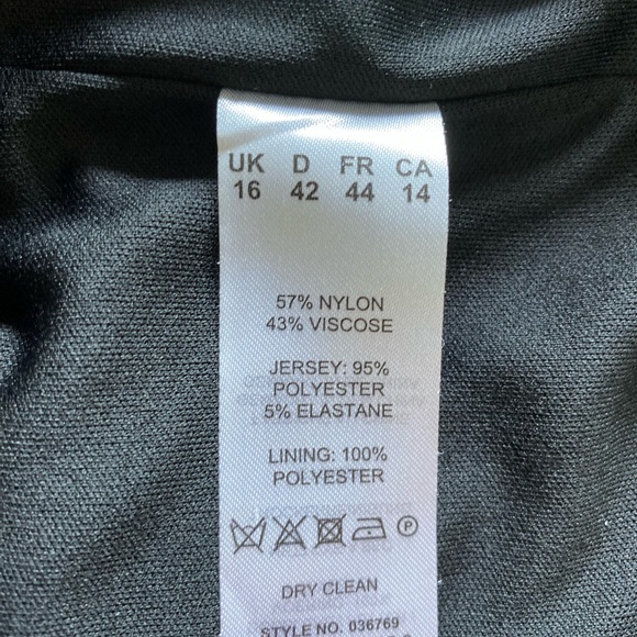 Kalico Black & Lace Bodice Evening Short Dress - Picture 6 of 7